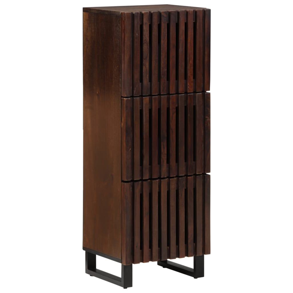 Skjenk brun 40x34x110 cm heltre mango