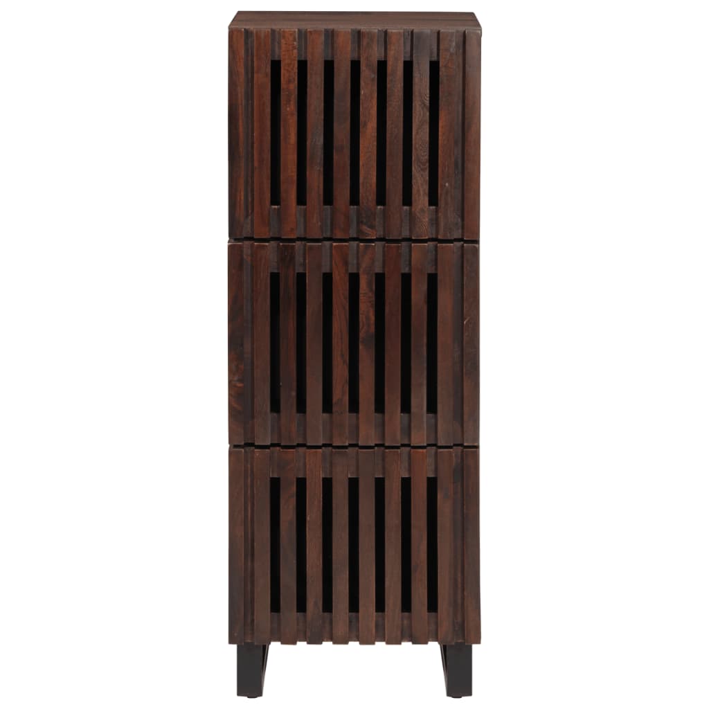 Skjenk brun 40x34x110 cm heltre mango