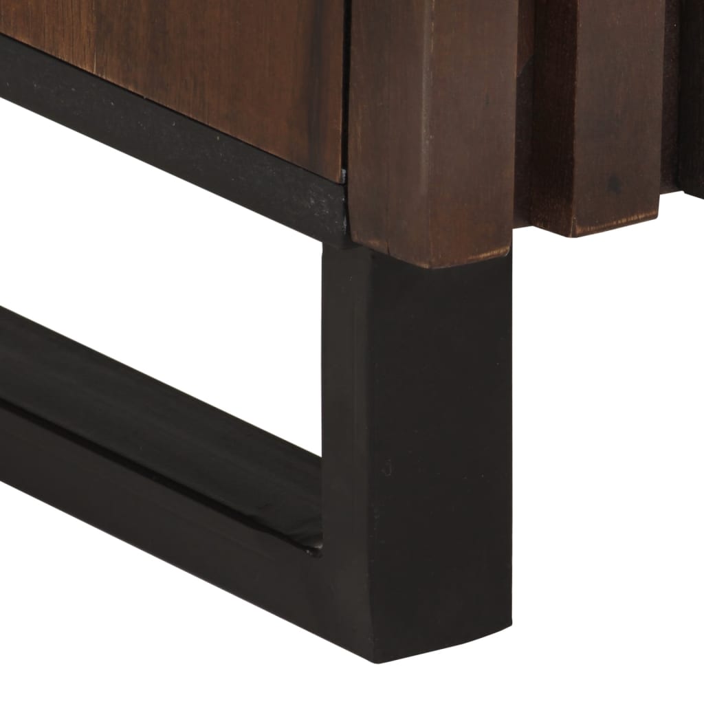 Skjenk brun 40x34x110 cm heltre mango