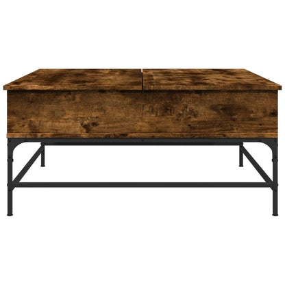 Salongbord Sofabord Røkt Eik 95x95x45 cm
