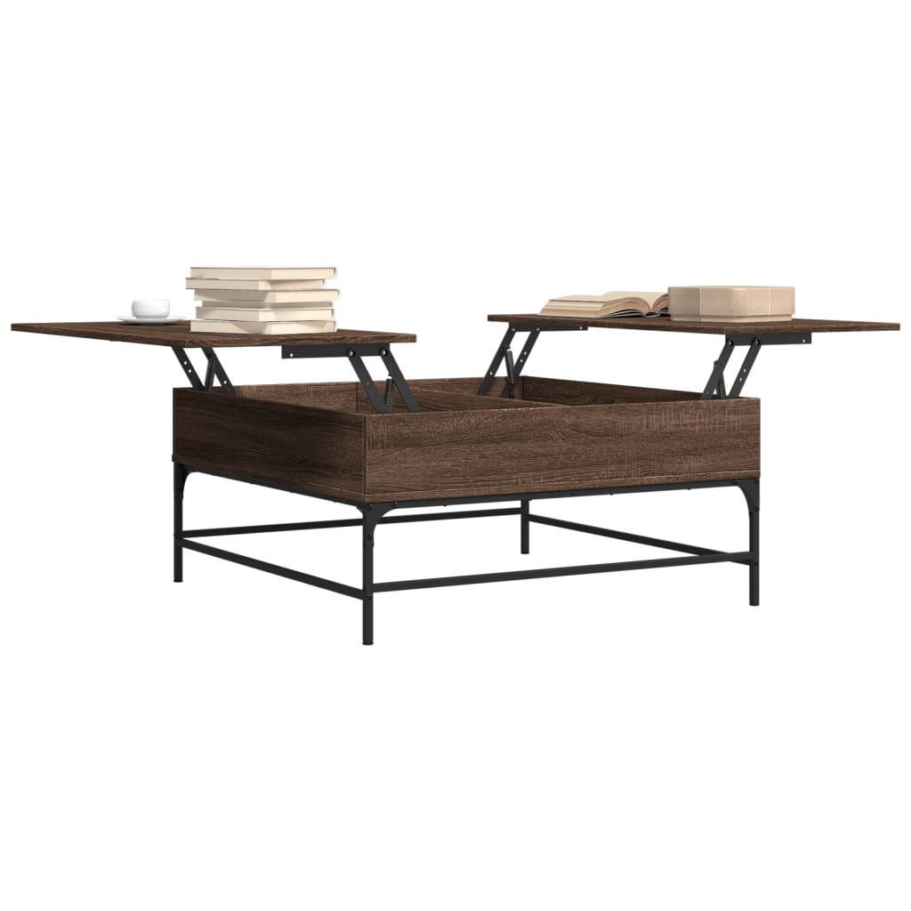 Salongbord Sofabord Brun Eik 95x95x45 cm