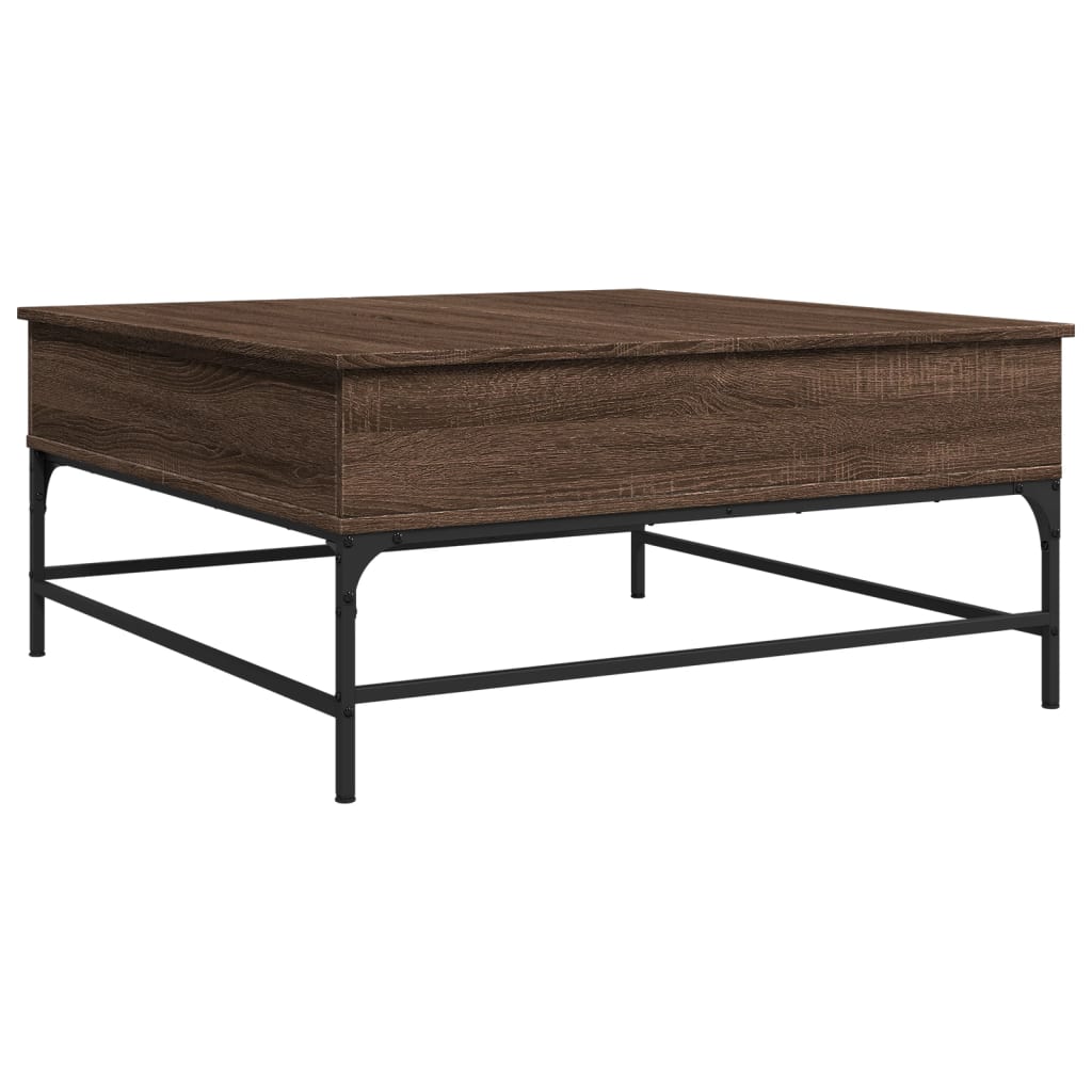 Salongbord Sofabord Brun Eik 95x95x45 cm