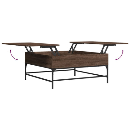 Salongbord Sofabord Brun Eik 95x95x45 cm