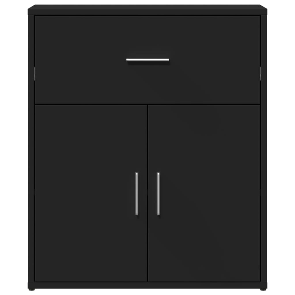 Skjenk Svart 60x31x70 cm