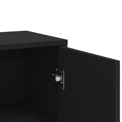 Kommode Svart 60x31x84 cm