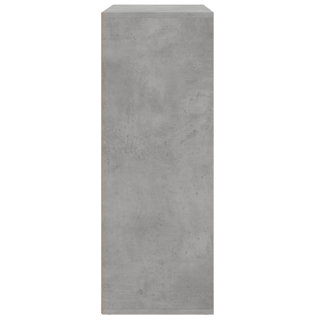 Kommode Betonggrå 60x31x84 cm