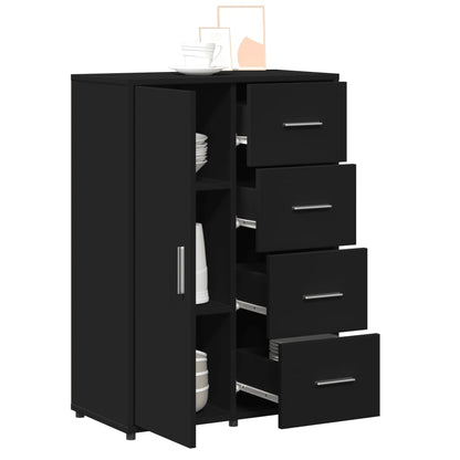 Kommode Svart 60x31x84 cm