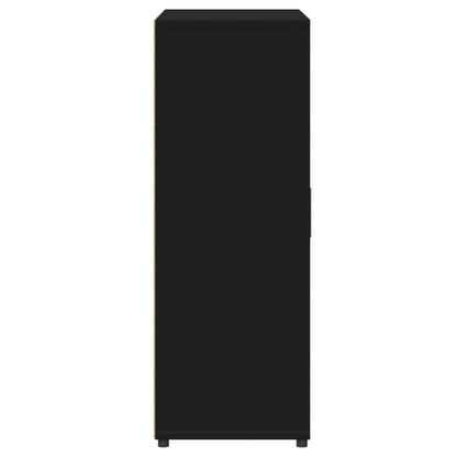 Kommode Svart 60x31x84 cm