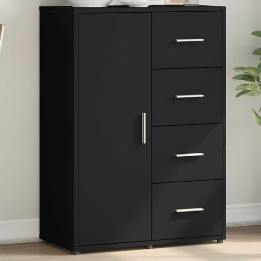 Kommode Svart 60x31x84 cm
