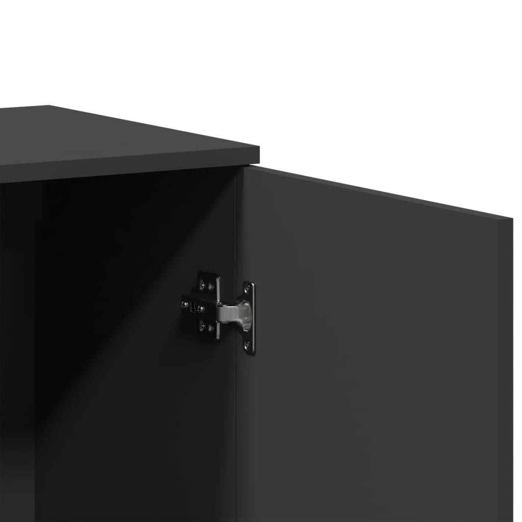 Skjenk Svart 79x38x80 cm