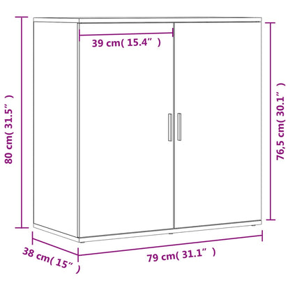 Skjenk Sonoma Grå 79x38x80 cm