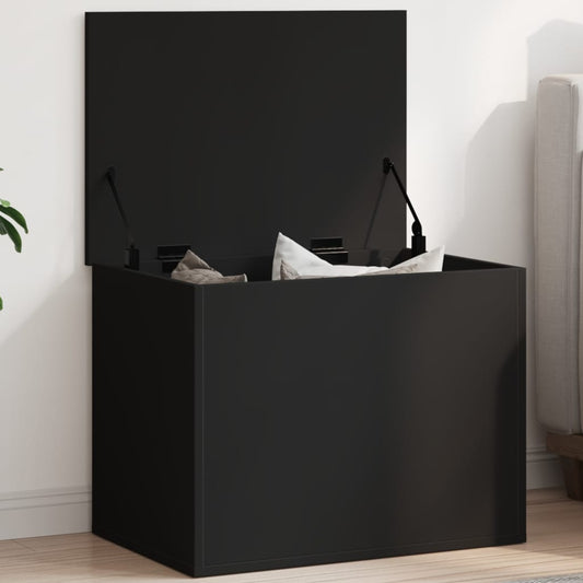 Oppbevaringskiste Svart 60x42x46 cm