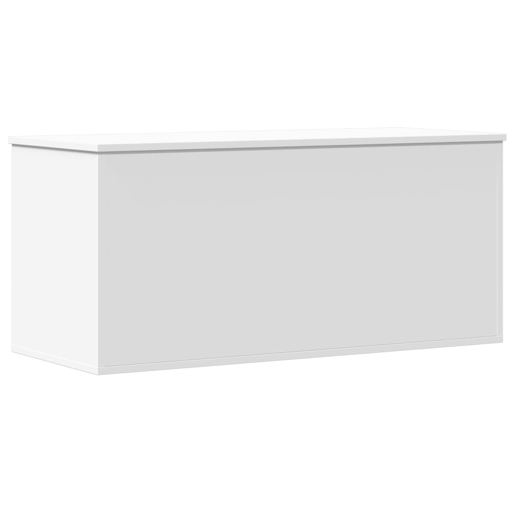 Oppbevaringskiste Hvit 100x42x46 cm