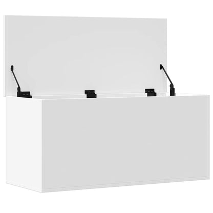 Oppbevaringskiste Hvit 100x42x46 cm