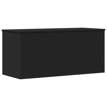 Oppbevaringskiste Svart 100x42x46 cm