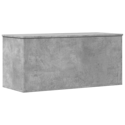 Oppbevaringskiste Betonggrå 100x42x46 cm
