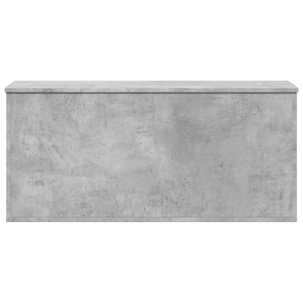 Oppbevaringskiste Betonggrå 100x42x46 cm