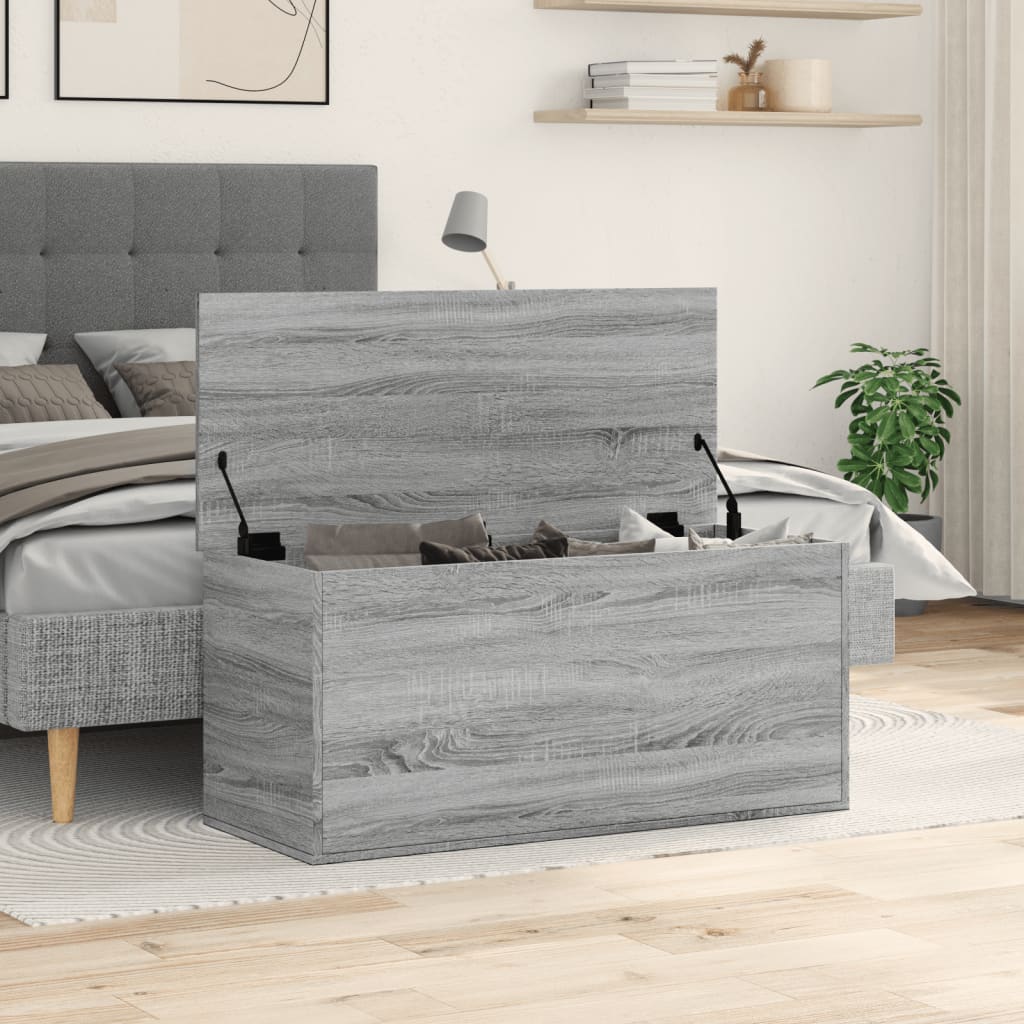 Oppbevaringskiste Sonoma Grå 100x42x46 cm