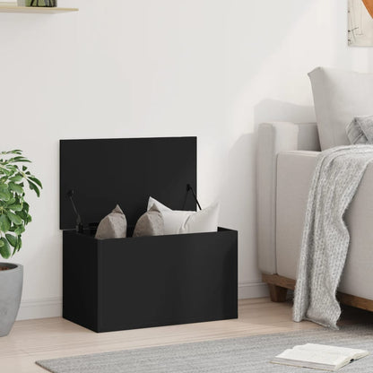 Oppbevaringskiste Svart 60x35x35 cm