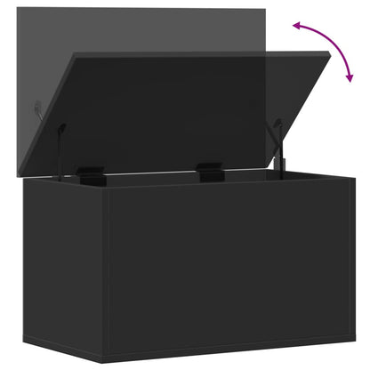 Oppbevaringskiste Svart 60x35x35 cm