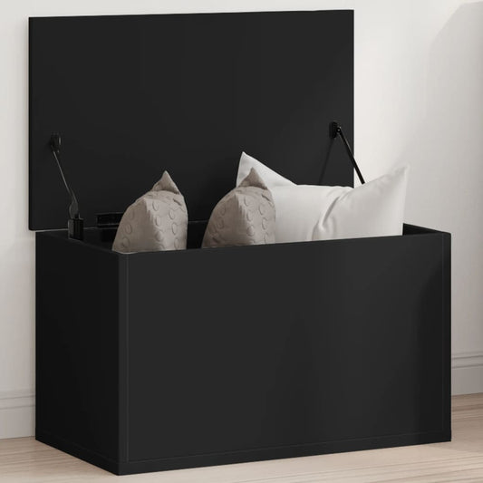 Oppbevaringskiste Svart 60x35x35 cm