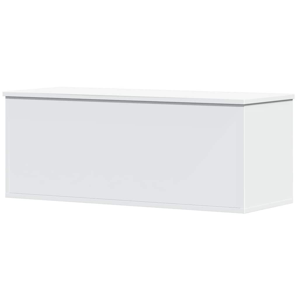 Oppbevaringskiste Hvit 90x35x35 cm