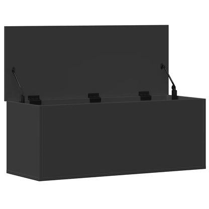Oppbevaringskiste Svart 90x35x35 cm