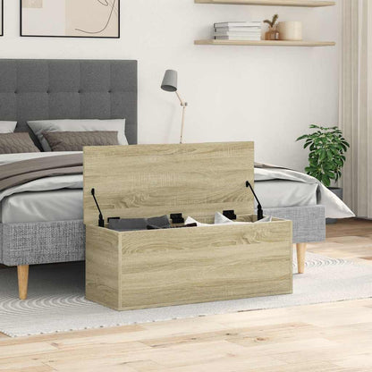 Oppbevaringskiste Sonoma Eik 90x35x35 cm