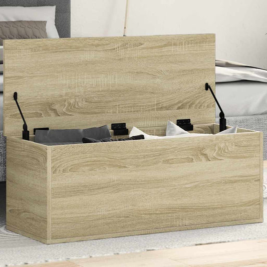 Oppbevaringskiste Sonoma Eik 90x35x35 cm