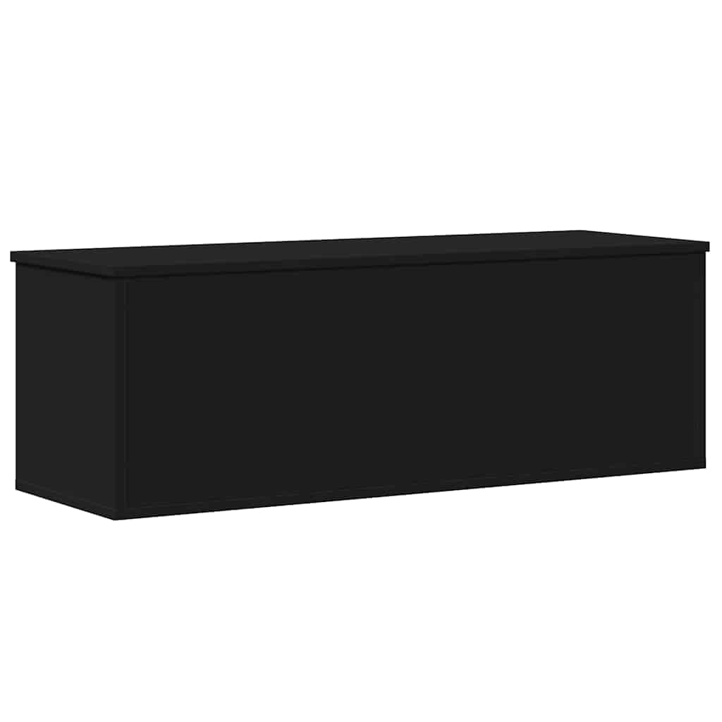 Oppbevaringskiste Svart 102x35x35 cm