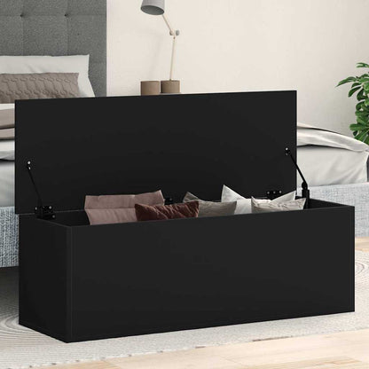Oppbevaringskiste Svart 102x35x35 cm