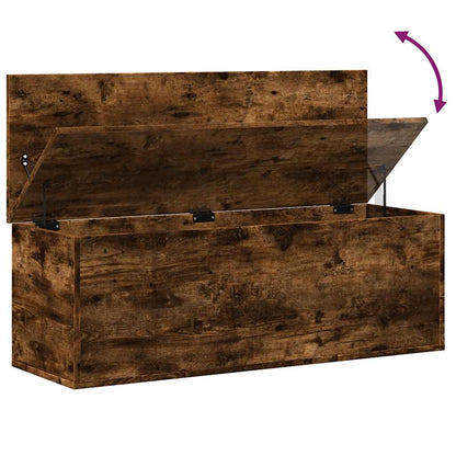 Oppbevaringskiste Røkt Eik 102x35x35 cm