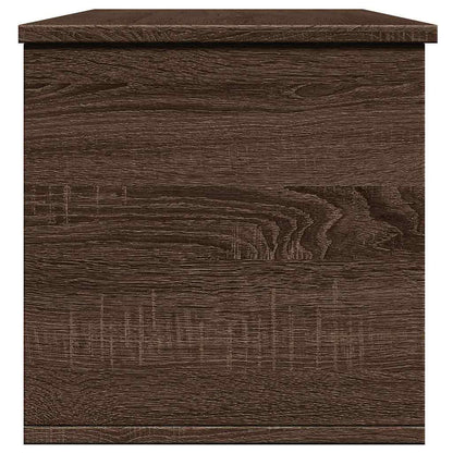 Oppbevaringsbenk Brun Eik 102x35x35 cm