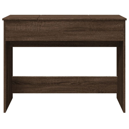 Sminkebord Brun Eik speil 100x45x76 cm