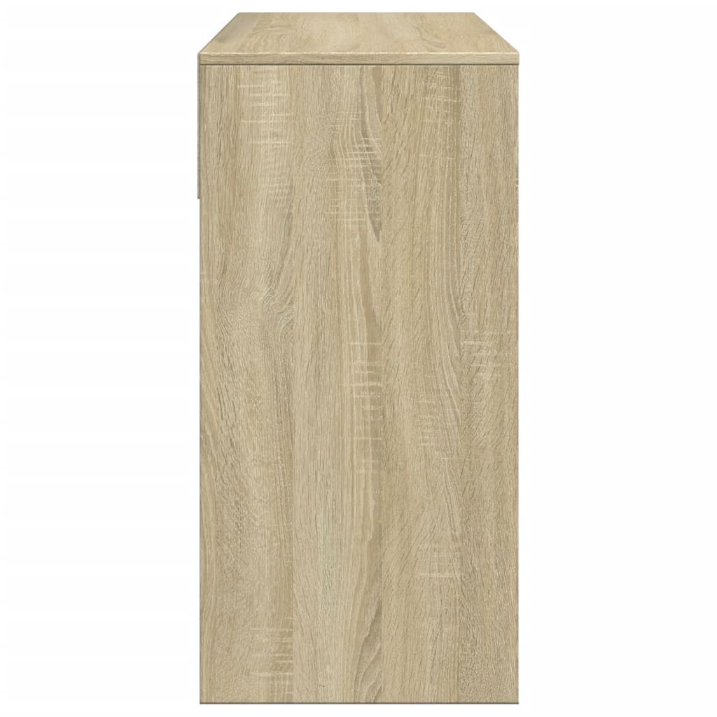 Sminkebord Sonoma Eik speil 80x39x80 cm