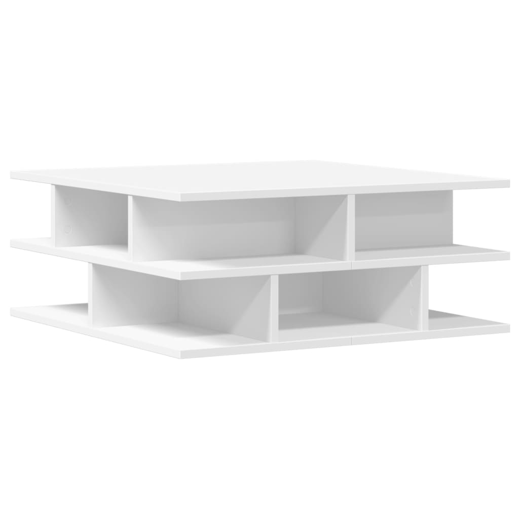 Salongbord Sofabord Hvit 70x70x29 cm