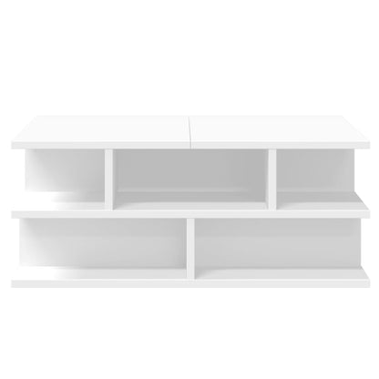 Salongbord Sofabord Hvit 70x70x29 cm