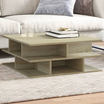 Salongbord Sofabord Sonoma Eik 70x70x29 cm