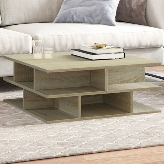 Salongbord Sofabord Sonoma Eik 70x70x29 cm