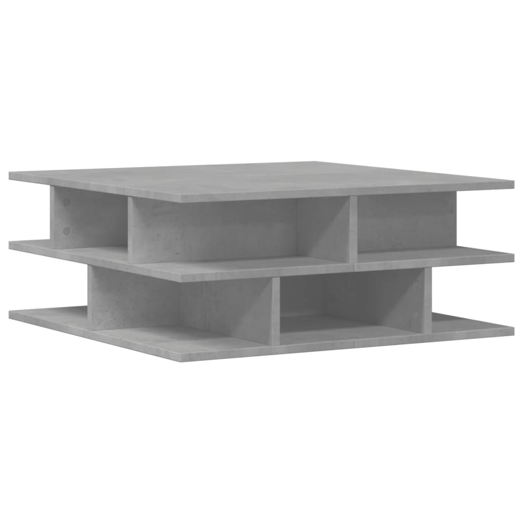 Salongbord Sofabord Betonggrå 70x70x29 cm