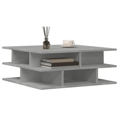 Salongbord Sofabord Betonggrå 70x70x29 cm