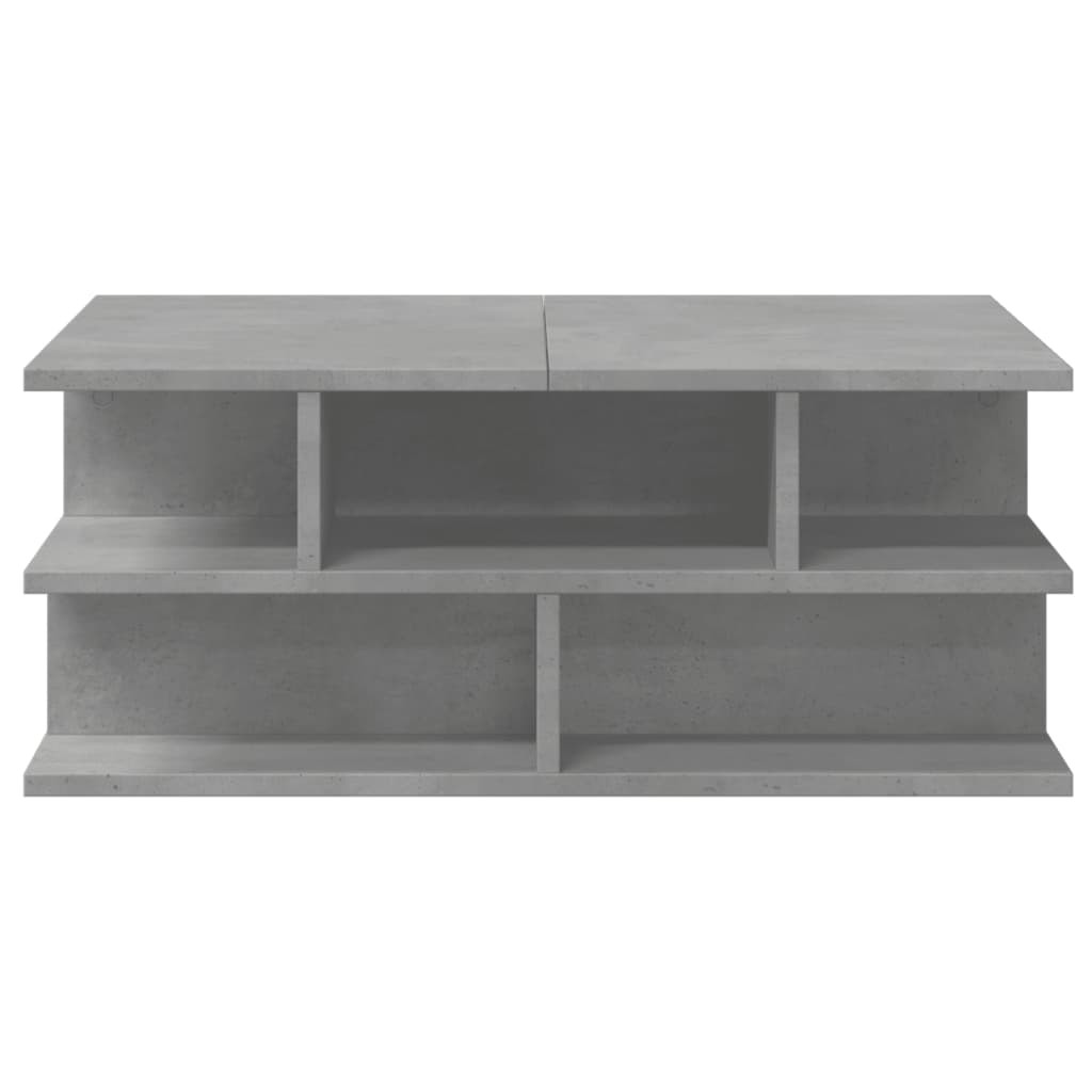 Salongbord Sofabord Betonggrå 70x70x29 cm