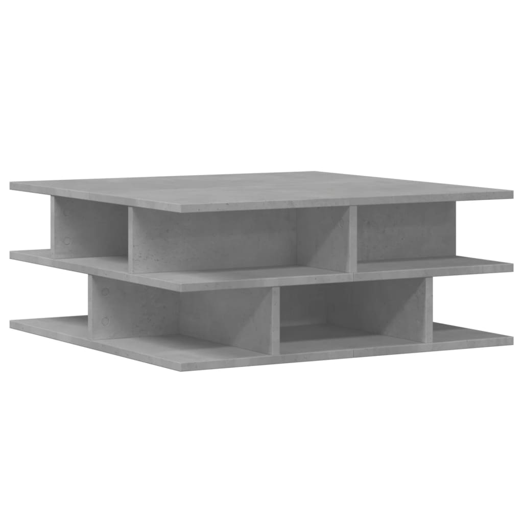 Salongbord Sofabord Betonggrå 70x70x29 cm