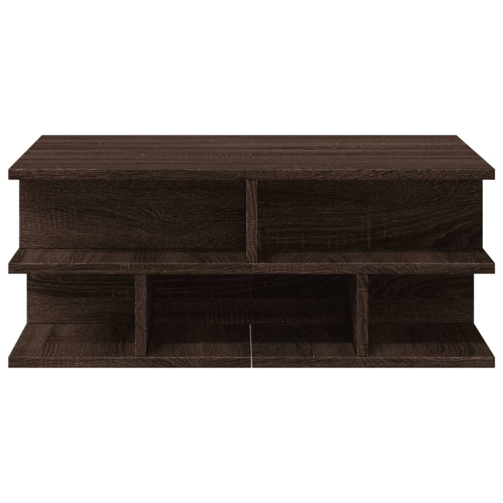 Salongbord Sofabord Brun Eik 70x70x29 cm