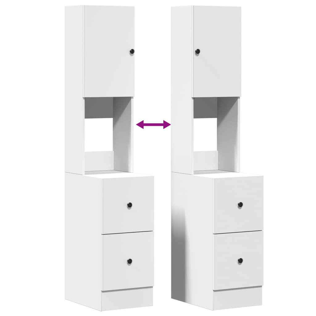 Kjøkkeninnredning Kjøkkenskap Hvit 35x50x180 cm