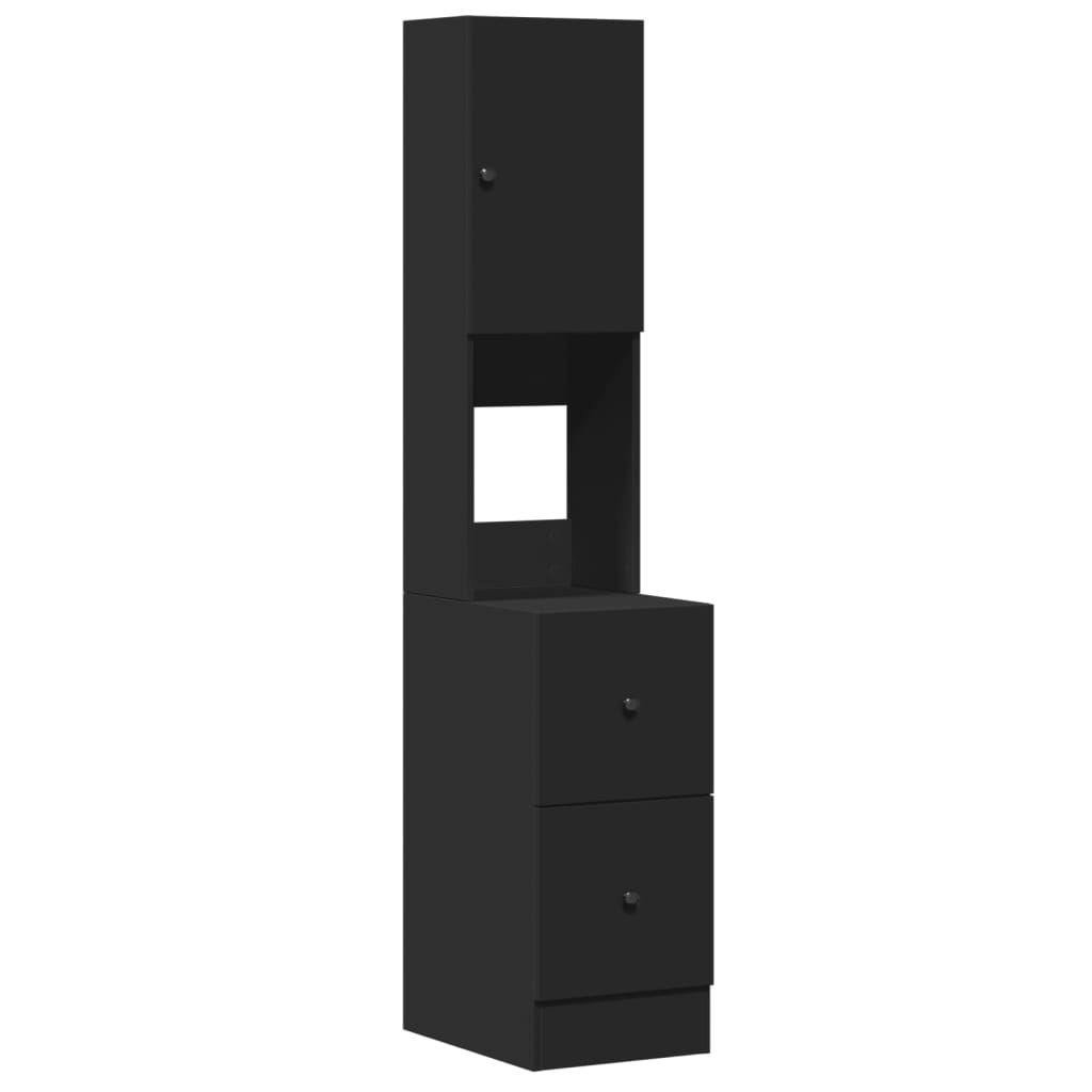 Kjøkkeninnredning Kjøkkenskap Svart 35x50x180 cm