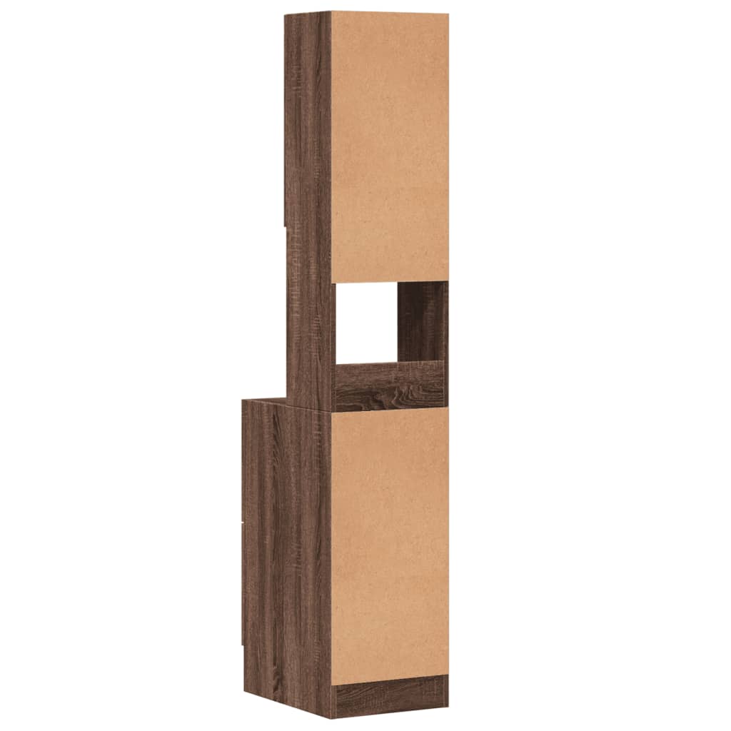 Kjøkkeninnredning Kjøkkenskap Brun Eik 35x50x180 cm