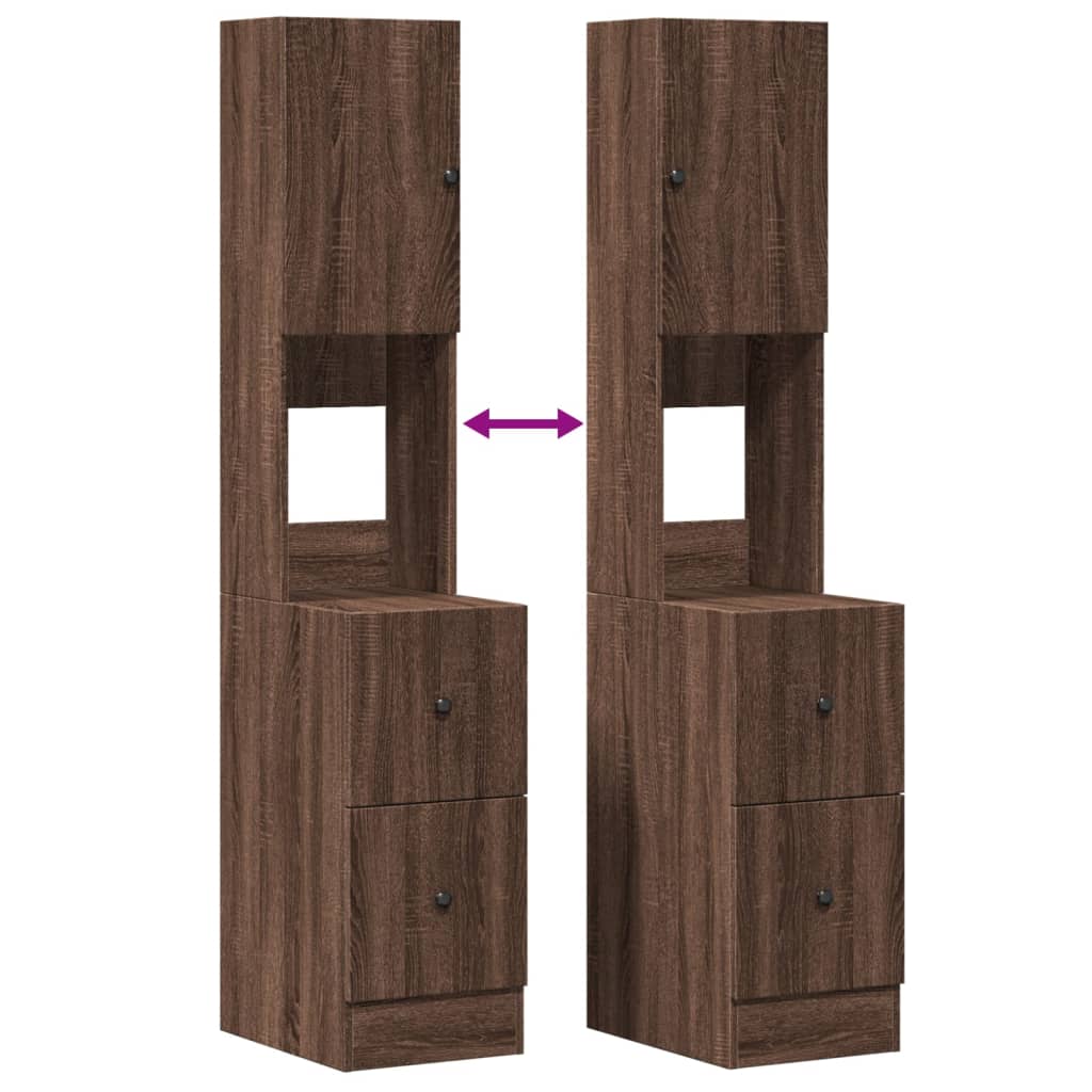 Kjøkkeninnredning Kjøkkenskap Brun Eik 35x50x180 cm