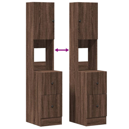 Kjøkkeninnredning Kjøkkenskap Brun Eik 35x50x180 cm