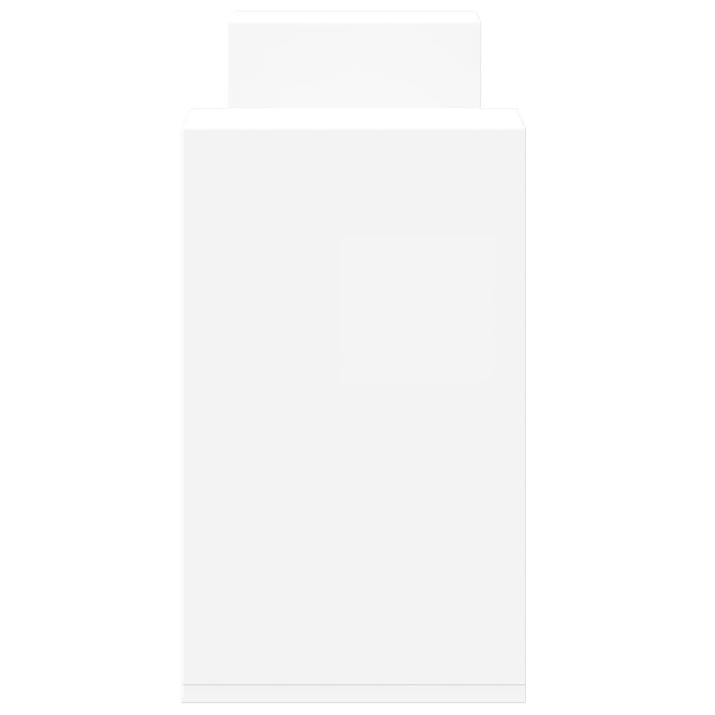 TV-benker 2 stk hvit 100x30x50 cm konstruert tre
